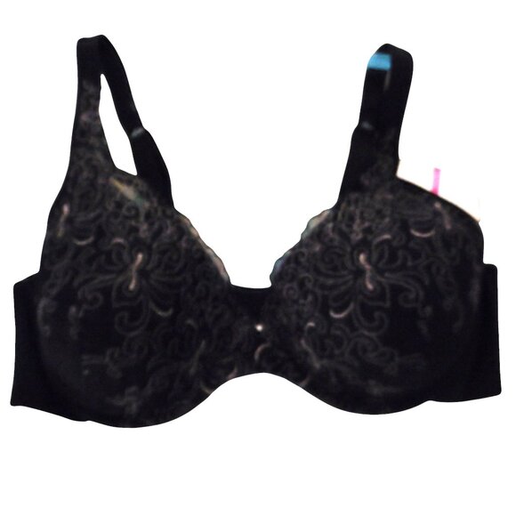 Playtex Secrets Feel Gorgeous Embroidered Underwire Bra TruSupprt 42C - Picture 1 of 6